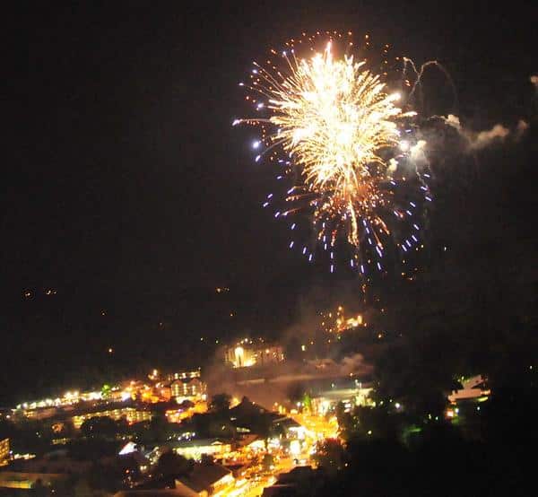 Fireworks Over Gatlinburg