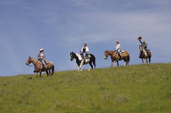 Friends Horseback Trail Ride