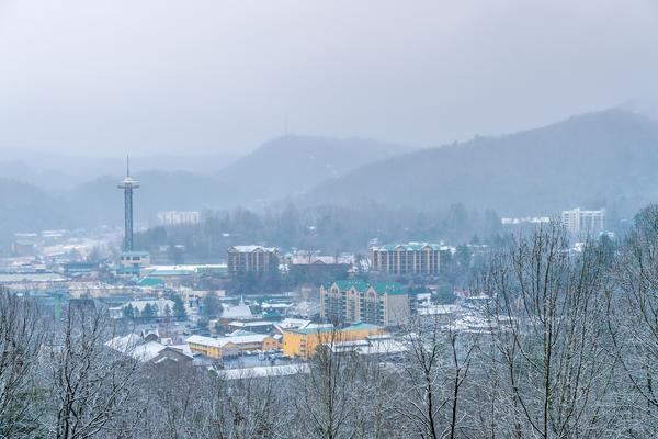 Gatlinburg During Winter Time