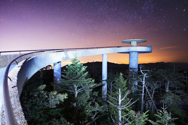 Observation Deck Clingmans Dome Great Smoky Mountains